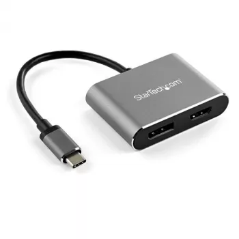 StarTech.com USB-C multiportinis vaizdo adapteris - 4K 60Hz USB-C į HDMI 2.0 arba DisplayPort 1.2 monitoriaus adapteris - USB Type-C 2-in-1 ekrano keitiklis HDMI/DP HBR2 HDR - Thunderbolt 3 suderinamas