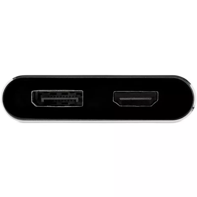 StarTech.com USB-C multiportinis vaizdo adapteris - 4K 60Hz USB-C į HDMI 2.0 arba DisplayPort 1.2 monitoriaus adapteris - USB Type-C 2-in-1 ekrano keitiklis HDMI/DP HBR2 HDR - Thunderbolt 3 suderinamas