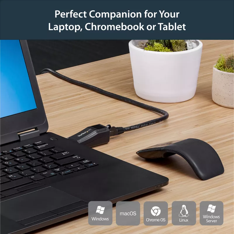 StarTech.com USB 3.0 į Gigabit Ethernet tinklo adapteris – 10/100/1000 Mbps