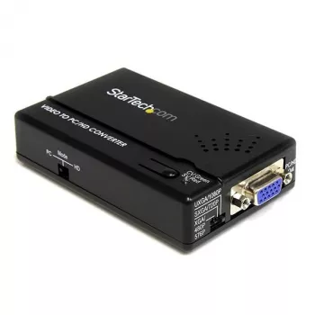 StarTech.com kompozitinių ir S-Video signalų keitiklis į VGA su skaleriu