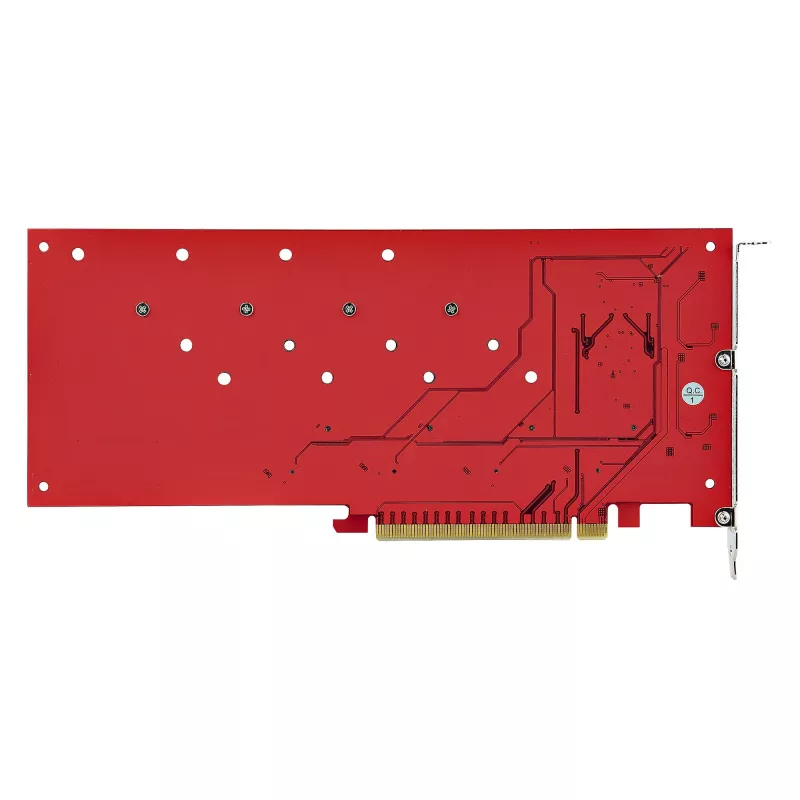 StarTech.com Quad M.2 PCIe adapterio kortelė, PCIe x16 į keturis NVMe arba AHCI M.2 SSD, PCI Express 4.0, 7,8GBps/diske, reikalinga bifurkacija, suderinama su Windows/Linux