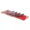StarTech.com Quad M.2 PCIe adapterio kortelė, PCIe x16 į keturis NVMe arba AHCI M.2 SSD, PCI Express 4.0, 7,8GBps/diske, reikalinga bifurkacija, suderinama su Windows/Linux