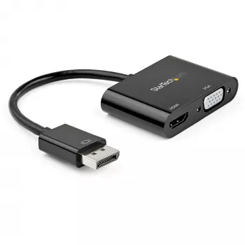 StarTech.com DisplayPort į HDMI VGA adapteris – DP 1.2 HBR2 į HDMI 2.0 (4K 60Hz) arba VGA 1080p keitiklis – DP į HDMI arba VGA monitoriaus adapteris