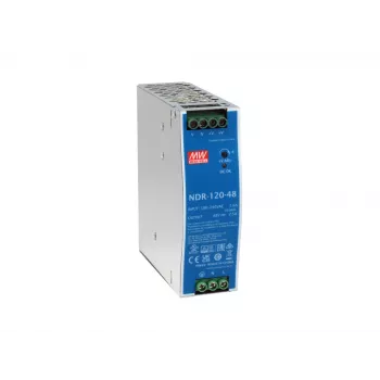 LevelOne POW-4842 48V DC pramoninis maitinimo šaltinis, 120W, DIN bėgelis, -20 ~ +70 °C