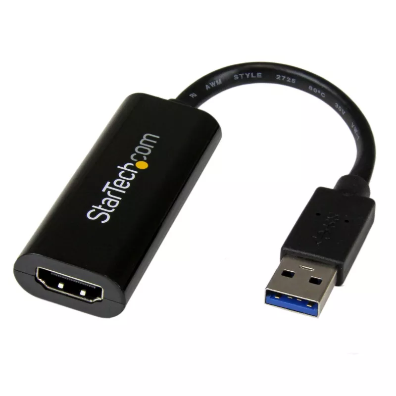 StarTech.com USB 3.0 į HDMI adapteris, USB į HDMI monitoriaus keitiklis, 1080p, tik Windows (nepalaiko macOS/ChromeOS/Linux) - TAA