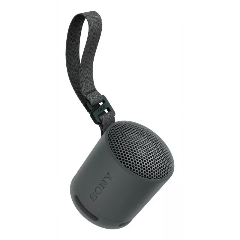 Sony SRS-XB100 – Belaidis Bluetooth garsiakalbis, IP67 atsparus vandeniui ir dulkėms, 16 val. baterija, juodas
