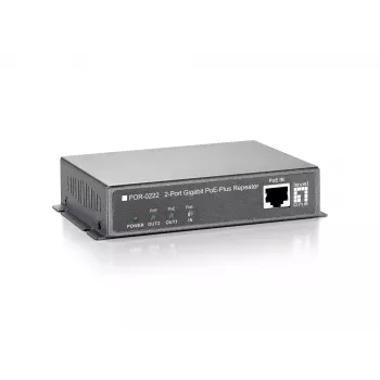 LevelOne Gigabit PoE kartotuvas, kaskadinis, 2 PoE išėjimai