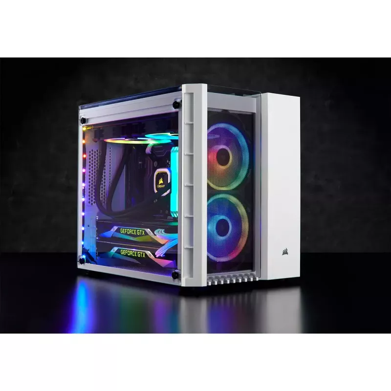 Korpusas Corsair Crystal 280X Micro ATX Baltas