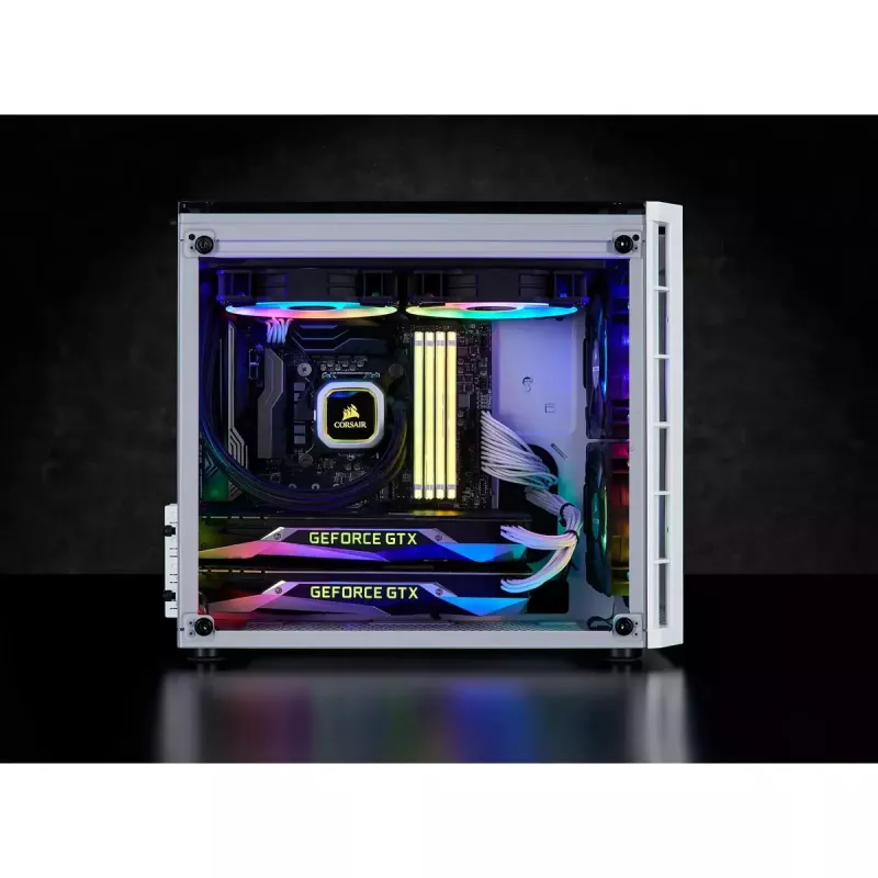Korpusas Corsair Crystal 280X Micro ATX Baltas