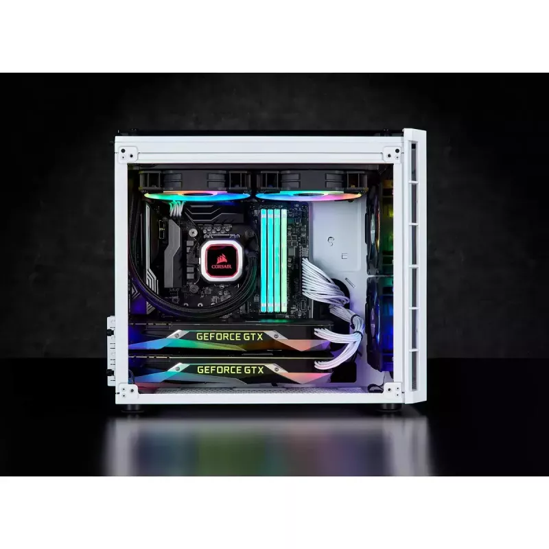 Korpusas Corsair Crystal 280X Micro ATX Baltas