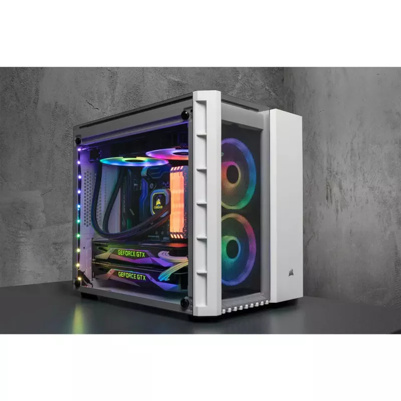 Korpusas Corsair Crystal 280X Micro ATX Baltas