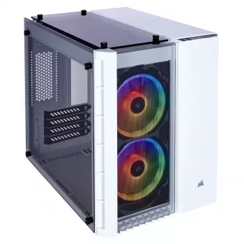 Korpusas Corsair Crystal 280X Micro ATX Baltas