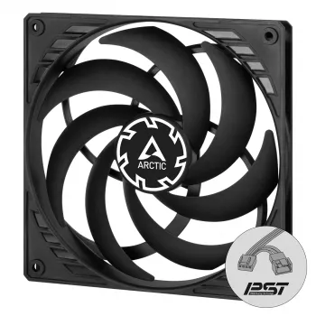 ARCTIC P14 Slim PWM PST slėgio optimizavimo 140 mm PWM ventiliatorius su integruotu Y kabeliu