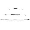 StarTech.com 50 cm USB į Lightning laidas, MFi sertifikuotas, spiralinis iPhone įkrovimo laidas, juodas, patvari TPE striukė, aramido pluoštas