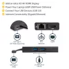 StarTech.com USB-C kelių prievadų adapteris – USB-C kelioninė dokavimo stotelė su 4K HDMI, 60 W galios perdavimu, GbE, 2 prievadų USB-A 3.0 šakotuvu – nešiojamas mini USB-C dokas nešiojamam kompiuteriui