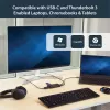 StarTech.com USB-C kelių prievadų adapteris – USB-C kelioninė dokavimo stotelė su 4K HDMI, 60 W galios perdavimu, GbE, 2 prievadų USB-A 3.0 šakotuvu – nešiojamas mini USB-C dokas nešiojamam kompiuteriui