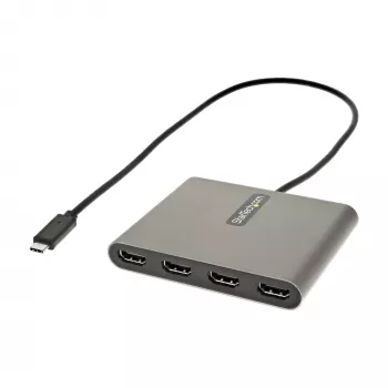 StarTech.com USB-C į 4x HDMI adapteris, USB-C į 4 HDMI monitorių keitiklis, skirta Windows (nepalaiko macOS/ChromeOS/Linux) - TAA