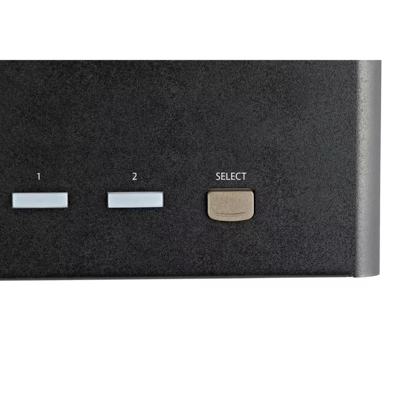 StarTech.com 2 prievadų keturių monitorių DisplayPort KVM jungiklis – 4K 60Hz UHD HDR – stalinis 4K DP 1.2 KVM su 2 prievadų USB 3.0 šakotuvu (5Gbps) ir 4x USB 2.0 HID prievadais, garsu, klavišiniu perjungimu, TAA