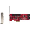StarTech.com SATA PCIe kortelė - 10 prievadų PCIe SATA plėtinio kortelė - 6Gbps - žemo/viso profilio - sukrautos SATA jungtys - ASM1062 be RAID - PCI Express į SATA keitiklis/ adapteris