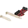 StarTech.com SATA PCIe kortelė - 10 prievadų PCIe SATA plėtinio kortelė - 6Gbps - žemo/viso profilio - sukrautos SATA jungtys - ASM1062 be RAID - PCI Express į SATA keitiklis/ adapteris
