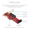 StarTech.com SATA PCIe kortelė - 10 prievadų PCIe SATA plėtinio kortelė - 6Gbps - žemo/viso profilio - sukrautos SATA jungtys - ASM1062 be RAID - PCI Express į SATA keitiklis/ adapteris
