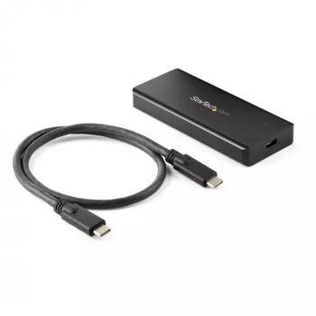 StarTech.com USB-C 10Gbps M.2 NVMe PCIe SSD korpusas - tvirtas aliuminis išorinis M.2 PCIe M-Key dėklas, IP67, 1GB/s skaitymas/rašymas, palaiko 2230/2242/2260/2280, suderinamas su TB3, Mac/PC