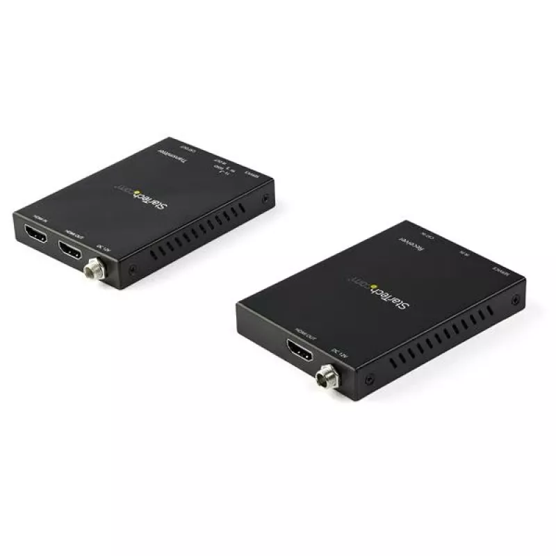 StarTech.com HDMI per CAT6 išplėtimo rinkinys - 4K 60Hz, 3840 x 2160 pikselių, AV siųstuvas ir imtuvas, 50 m, laidinis, juoda, HDCP
