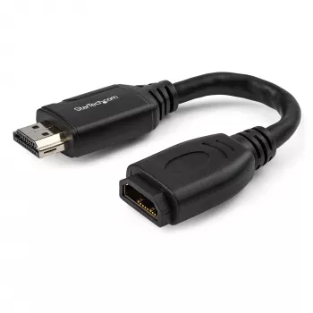 StarTech.com 15 cm HDMI prievado apsaugos ilginimo laidas - 4K 60Hz HDMI 2.0 su Ethernet - HDMI vyriškas į moterišką adapteris