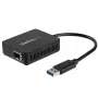 StarTech.com USB 3.0 į šviesolaidžio keitiklis – kompaktiškas USB į atvirą SFP adapteris – USB į gigabitinių tinklų adapteris – USB 3.0 šviesolaidžio adapteris, suderinamas su daugiamodžiu (MMF) ir vienmodžiu (SMF) pluoštu