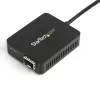 StarTech.com USB 3.0 į šviesolaidžio keitiklis – kompaktiškas USB į atvirą SFP adapteris – USB į gigabitinių tinklų adapteris – USB 3.0 šviesolaidžio adapteris, suderinamas su daugiamodžiu (MMF) ir vienmodžiu (SMF) pluoštu