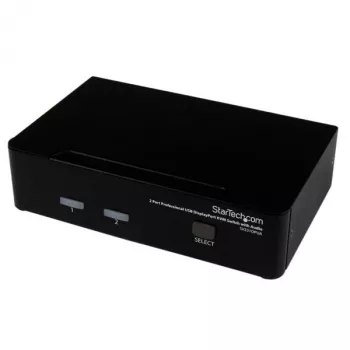 StarTech.com SV231DPUA 2 prievadų profesionalus USB DisplayPort KVM jungiklis su garsu