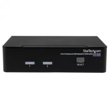 StarTech.com SV231DPUA 2 prievadų profesionalus USB DisplayPort KVM jungiklis su garsu