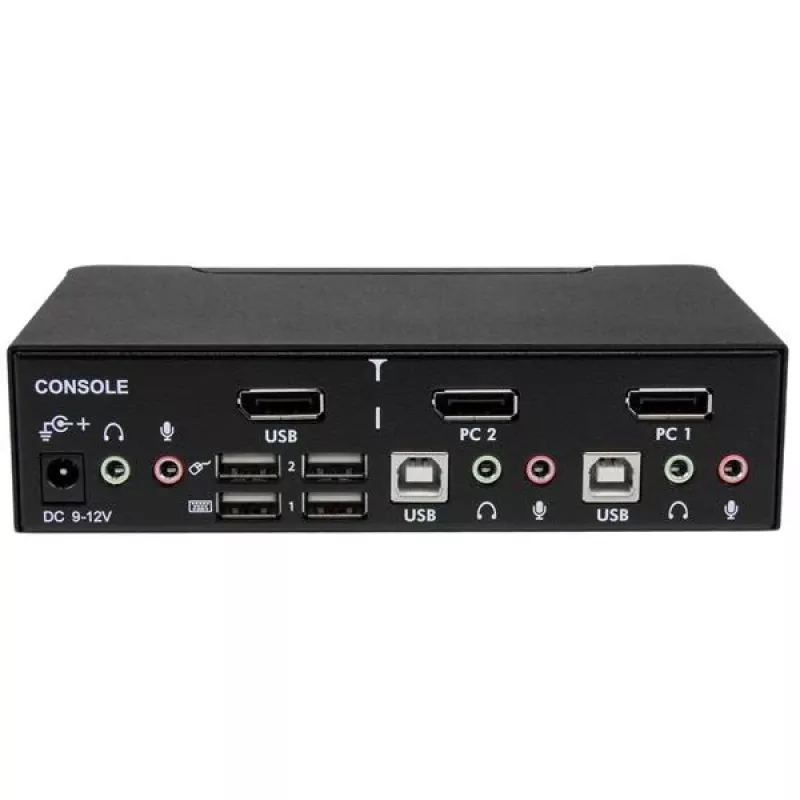 StarTech.com SV231DPUA 2 prievadų profesionalus USB DisplayPort KVM jungiklis su garsu