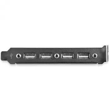 StarTech.com 4 prievadų USB A lizdo plokštės adapteris, 0,286 m