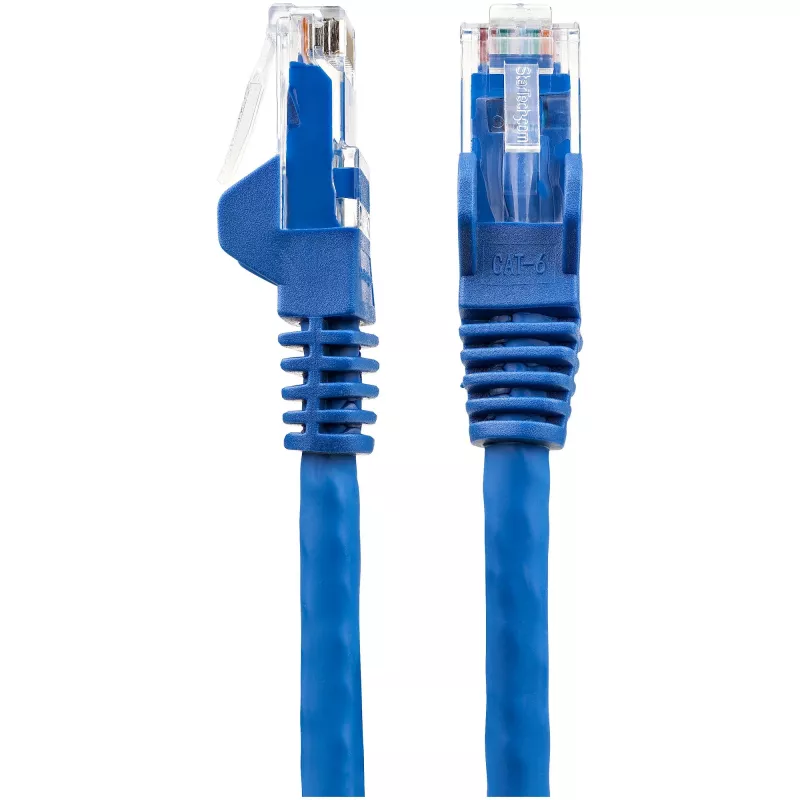 StarTech.com 3m CAT6 Ethernet kabelis LSZH - 10 Gigabit 250MHz 100W PoE RJ45 10GbE UTP tinklo pataisas su apsauga nuo užkabinimo - mėlyna