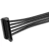 StarTech.com 4x SATA maitinimo šakotuvas, SATA 15 kontaktų, 4 x SATA, 0.4 m, Kištukas, Lizdas, Juoda