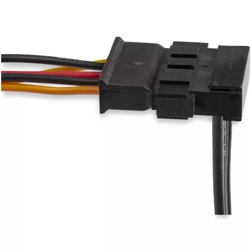 StarTech.com 4x SATA maitinimo šakotuvas, SATA 15 kontaktų, 4 x SATA, 0.4 m, Kištukas, Lizdas, Juoda