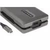 StarTech.com USB-C kelių prievadų adapteris - USB-C į 4K 60Hz HDMI 2.0 - 2 prievadų 10Gbps USB šakotuvas - 100W maitinimo perdavimas - GbE - SD/MicroSD - USB-C mini dokas - 25 cm kabelis