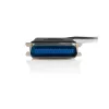 StarTech.com USB į lygiagretųjį spausdintuvo adapteris 6 ft - M/M, juodas, Centronics, USB A, 1,9 m, Vyriškas/Vyriškas, USB A, Centronics 36