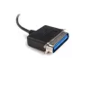 StarTech.com USB į lygiagretųjį spausdintuvo adapteris 6 ft - M/M, juodas, Centronics, USB A, 1,9 m, Vyriškas/Vyriškas, USB A, Centronics 36
