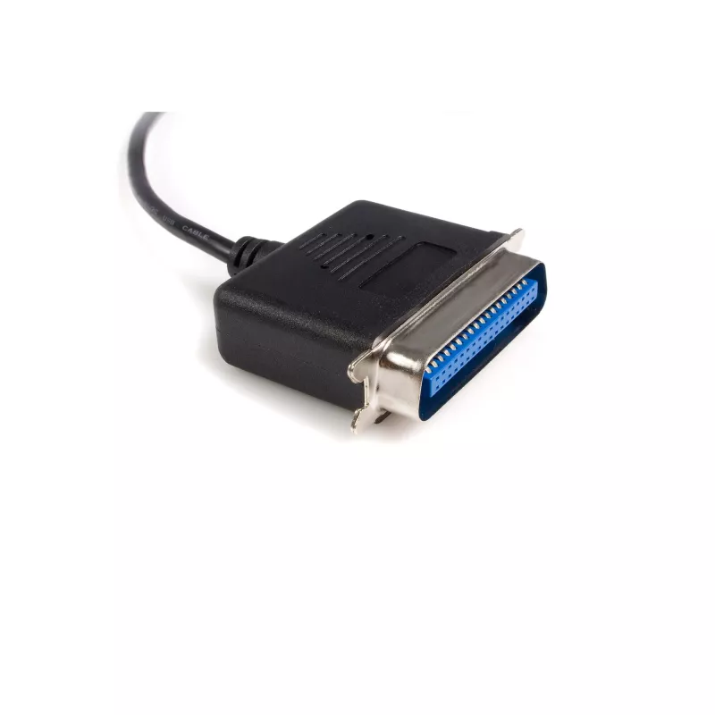 StarTech.com USB į lygiagretųjį spausdintuvo adapteris 6 ft - M/M, juodas, Centronics, USB A, 1,9 m, Vyriškas/Vyriškas, USB A, Centronics 36