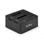 StarTech.com SDOCK2U33 Dviejų lizdų USB 3.0 į SATA kietųjų diskų dokavimo stotelė, išorinis 2,5/3,5 colio SATA I/II/III SSD/HDD dokas, karšto keitimo lizdai, viršutinis įdėjimas