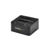 StarTech.com SDOCK2U33 Dviejų lizdų USB 3.0 į SATA kietųjų diskų dokavimo stotelė, išorinis 2,5/3,5 colio SATA I/II/III SSD/HDD dokas, karšto keitimo lizdai, viršutinis įdėjimas