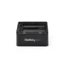StarTech.com SDOCK2U33 Dviejų lizdų USB 3.0 į SATA kietųjų diskų dokavimo stotelė, išorinis 2,5/3,5 colio SATA I/II/III SSD/HDD dokas, karšto keitimo lizdai, viršutinis įdėjimas
