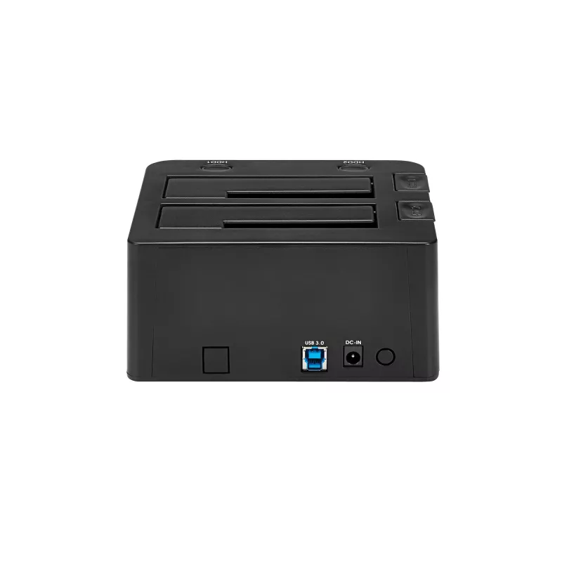 StarTech.com SDOCK2U33 Dviejų lizdų USB 3.0 į SATA kietųjų diskų dokavimo stotelė, išorinis 2,5/3,5 colio SATA I/II/III SSD/HDD dokas, karšto keitimo lizdai, viršutinis įdėjimas