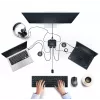 StarTech.com 2 prievadų USB-C laidas KVM jungiklis, 4K 60Hz DisplayPort išvestis, kompaktiškas KVM su integruotais 1,2 m USB-C / garso laidais, maitinamas iš USB, nuotolinis mygtukas / klavišų kombinacijos perjungimas