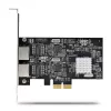 StarTech.com 2 prievadų 2,5 Gbps NBASE-T PCIe tinklo plokštė su Intel I225-V, dviejų prievadų kompiuterio tinklo plokštė, kelių gigabitų NIC, PCI Express serverio LAN plokštė, darbalaukio Ethernet sąsaja