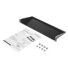 StarTech.com CABSHELF1U 1U lentyna serverių spintai, fiksuota gembinė lentynėlė 19 col. spintai, gylis 17,7 cm (7 col.), apkrova iki 15 kg (33 sv.), su narvelinėmis veržlėmis ir varžtais, juoda