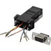StarTech.com DB9 į RJ45 modulinis adapteris - F/F, DB-9, RJ-45, juodas