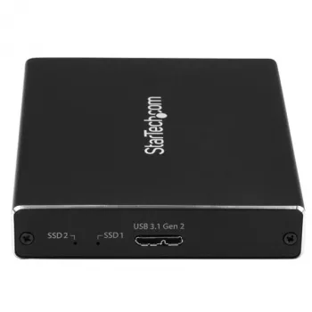 StarTech.com Dviejų lizdų M.2 SATA SSD dėklas su USB 3.1 (10 Gbps) ir RAID